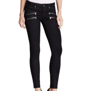PAIGE Edgemont double zipper skinny pants - 29
